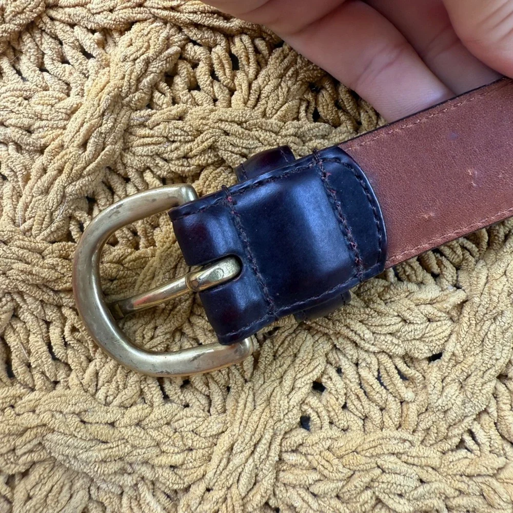 Coach belt handcrafted